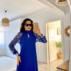 Kadın Uzun Kollu Tül Detay Sandy Mini Boy Elbise - Görsel 5