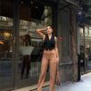 KETEN DUBLE PAÇA DERİ TABA KEMERLİ PANTOLON - Kahverengi