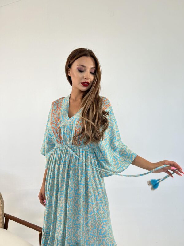 6389 ELBİSE-MİNT - Görsel 4