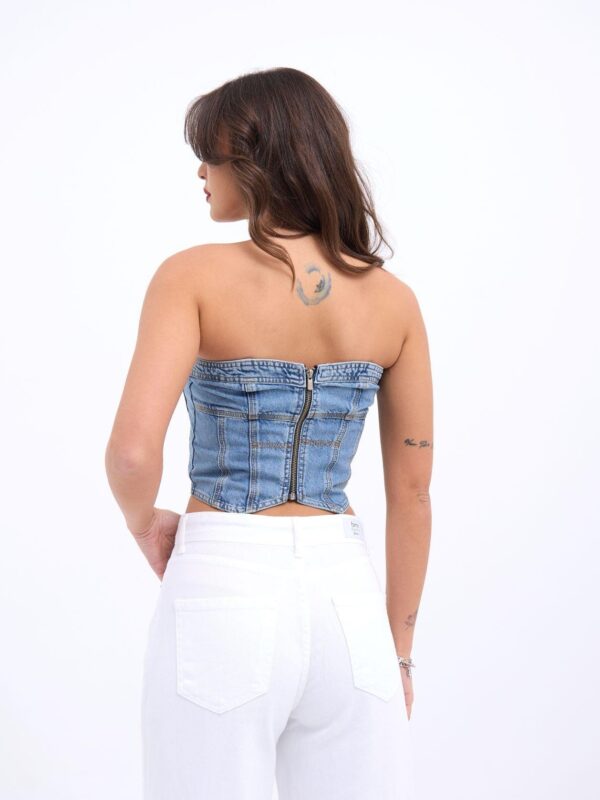 6878 KOT CROP-MAVİ - Görsel 3