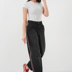 Baggy Kot Pantolon 6700 - Siyah