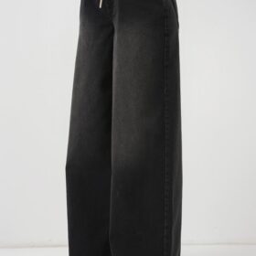 Bol Paça Kot Pantolon 6705 - Siyah
