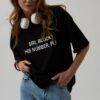 Ön Baskılı Oversize T-Shirt