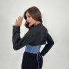 6963 GÖMLEK-SİYAH - Görsel 4