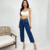 6520 DENİM BALLOON FIT-KOYU MAVİ - Görsel 4
