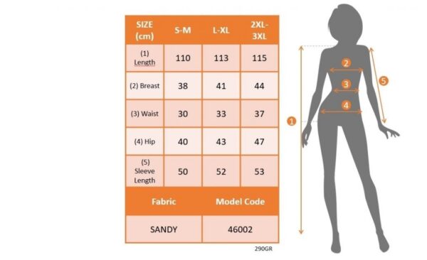 Kadın Uzun Kollu Göğüs Ve Göbek Dekolte Detay Sandy Midi Boy Elbise - Görsel 3