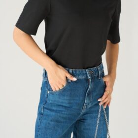 Kısa Kol T-Shirt - Siyah