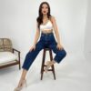 6520 DENİM BALLOON FIT-KOYU MAVİ - Görsel 2